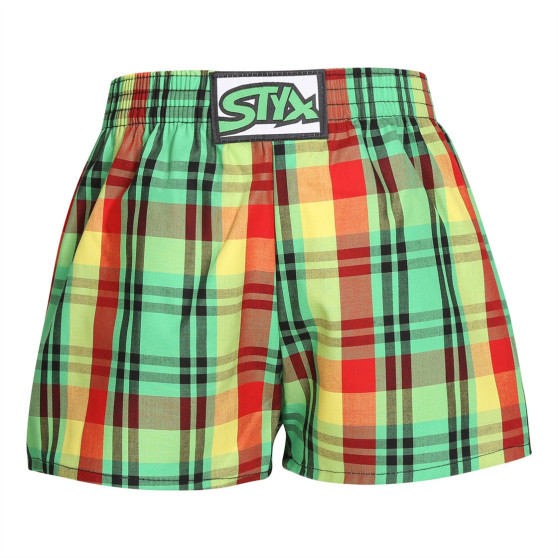 5PACK dětské trenky Styx klasická guma vícebarevné (5J1167890)