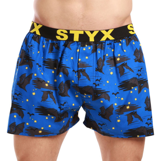 5PACK pánské trenky Styx art sportovní guma vícebarevné (5B1601789)