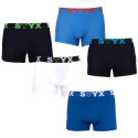 5PACK pánské boxerky Styx sportovní guma nadrozměr vícebarevné (5R9612817)